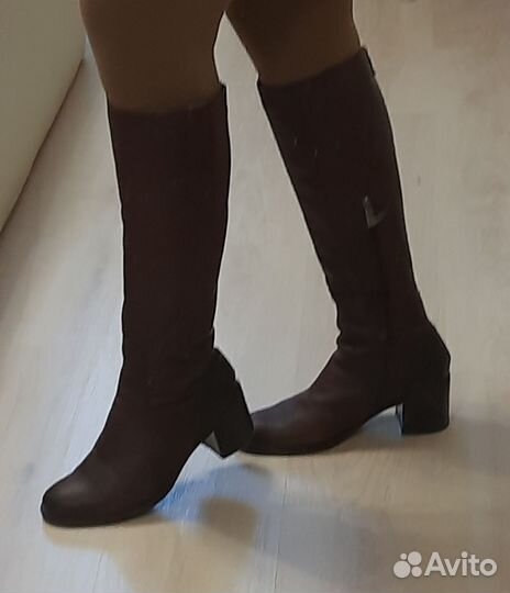 Сапоги женские натуральная кожа размер 39