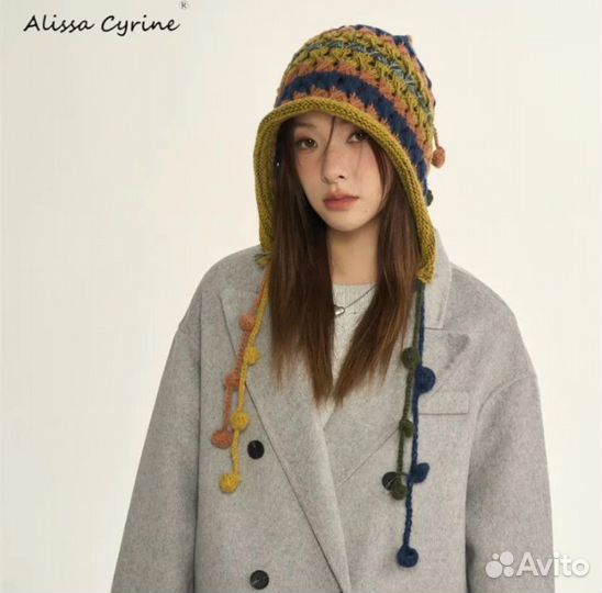 Шапка необычная осень весна