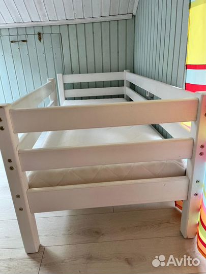 Детская кровать с матрасом IKEA 70x160 соня