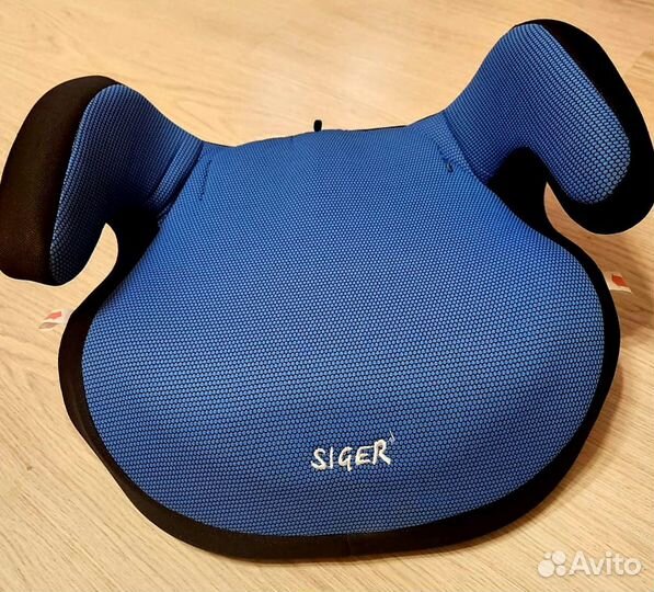 Детское автокресло бустер Siger isofix, синий