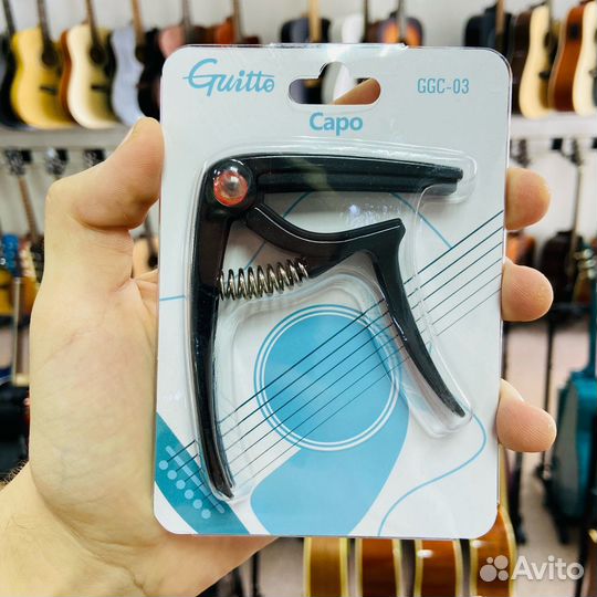 Каподастр универсальный Alice GGC-03 чёрный