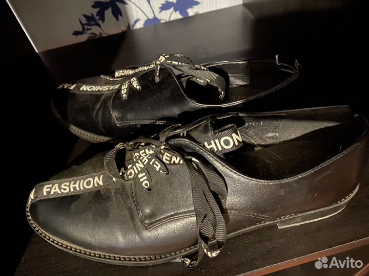 Ботинки женские 38 размера кожаные