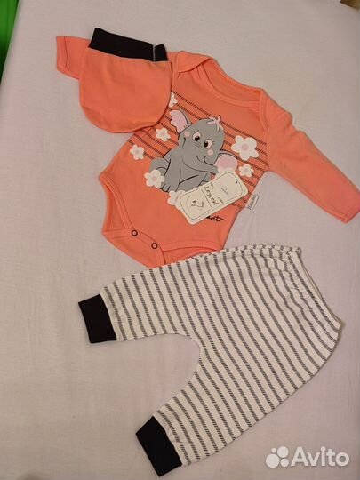 Пакет детских вещей р62-68