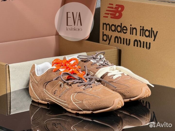 Кроссовки New Balance X Miu Miu 530 SL Brown