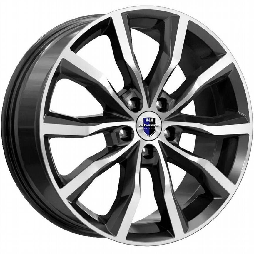 Диски K&K Портер 7.5x18 5x115 ET40 D70.1 Алмаз черный