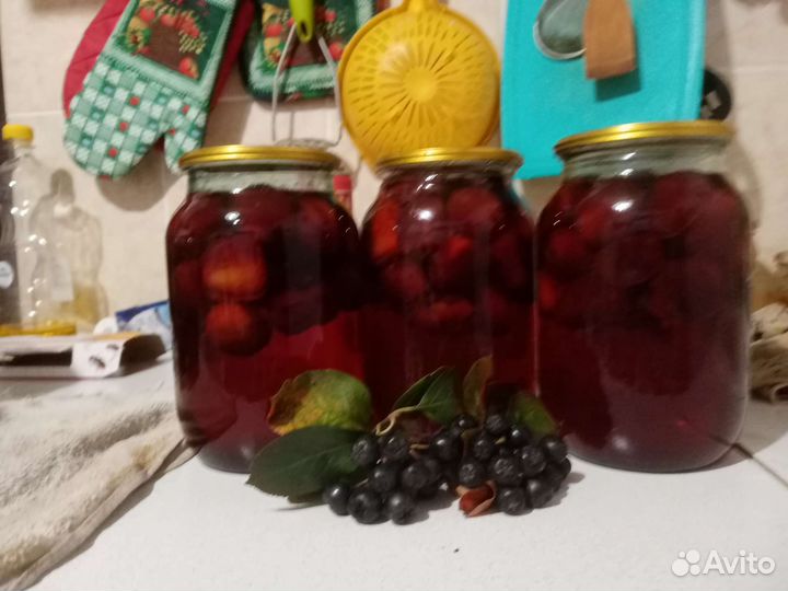 Компот из синих слив