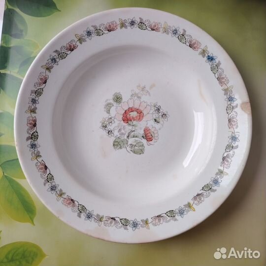 Блюдо тарелка большая зик Конаково СССР