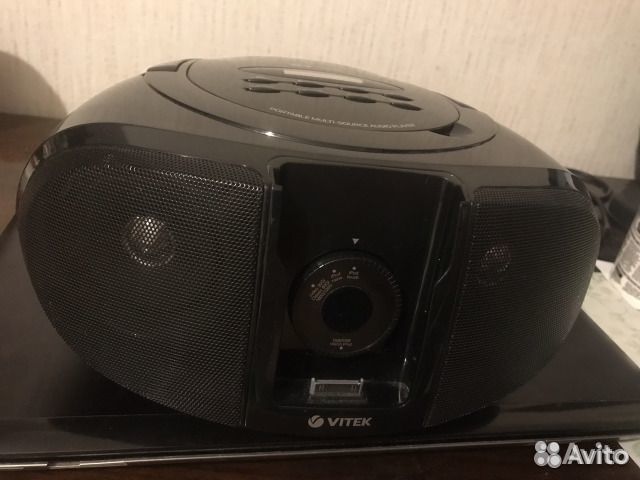 Магнитола vitek VT-3460 док станция iPod