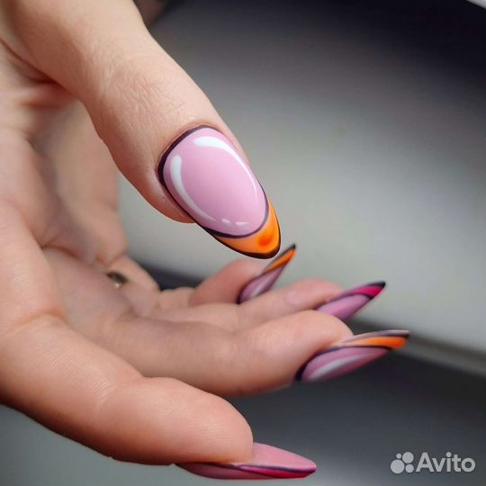 Наращивание ногтей/маникюр/педикюр