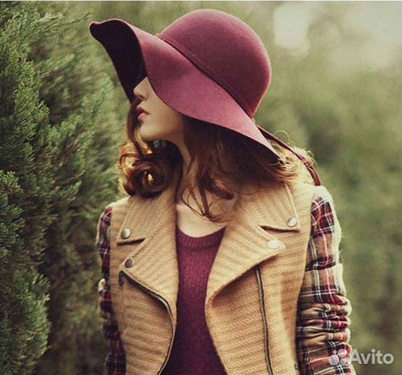 Шляпа шерстяная