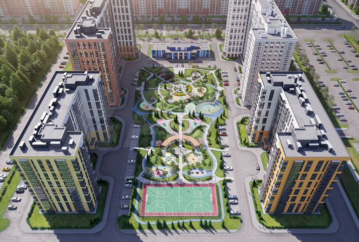 2-к. квартира, 66,5 м², 9/17 эт.