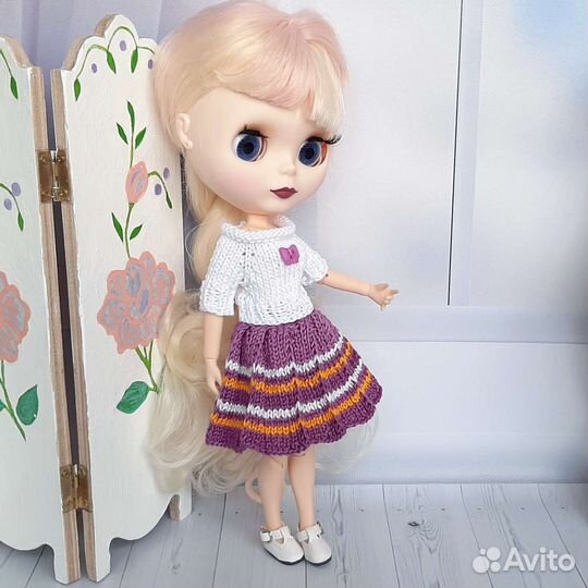 Комплект: кофточка и юбочка для Блайз