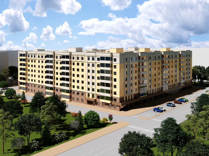 2-к. квартира, 73,3 м², 8/8 эт.