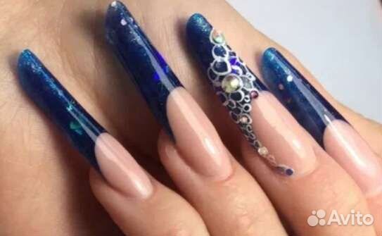 Маникюр гель лак, наращивание ногтей