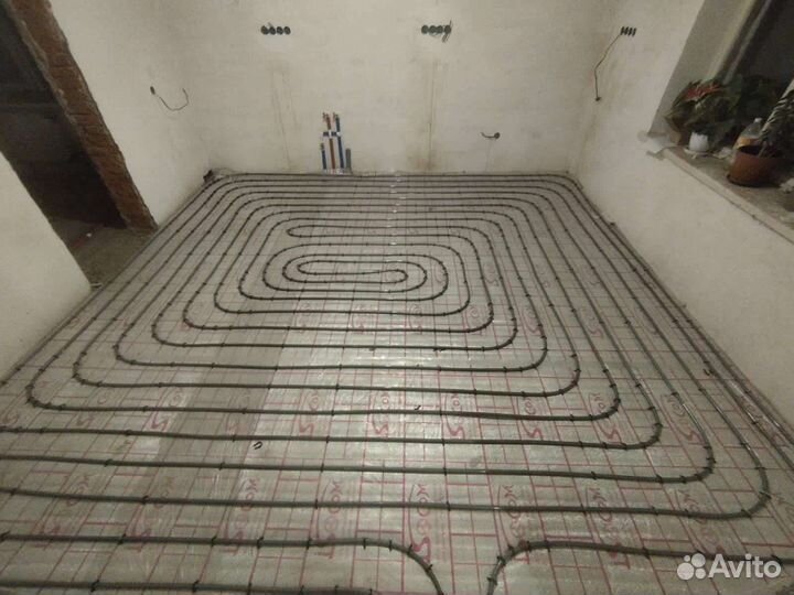 Монтаж отопления и теплых полов. Частная бригада