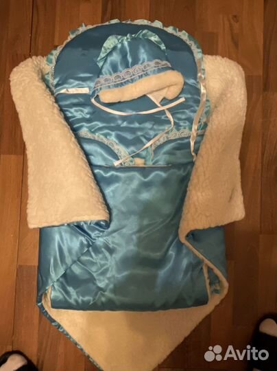 Конверт одеяло на выписку зина-осень