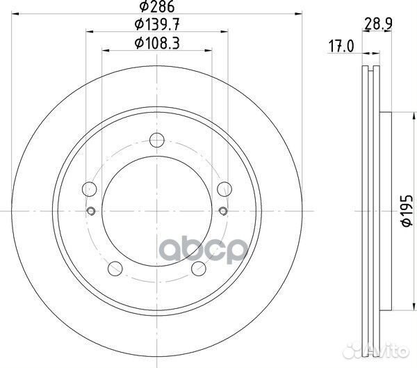 Диск тормозной перед ND9015 nisshinbo