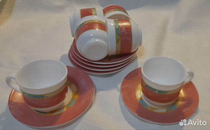 Кофейный набор новый Arcopal France