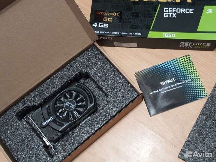 Видеокарта Palit GeForce GTX 1650 StormX OC