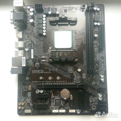 Материнская плата Gigabyte GA-A320M-S2H V2 купить в Москве ...