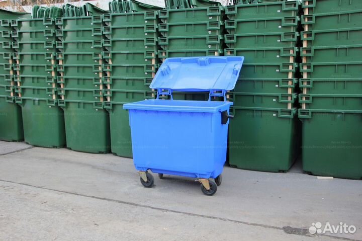 Пластиковый Евроконтейнер 660л C6034