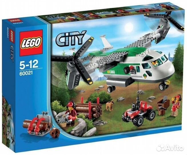 Lego City 60021 Грузовой конвертоплан.Оригинал