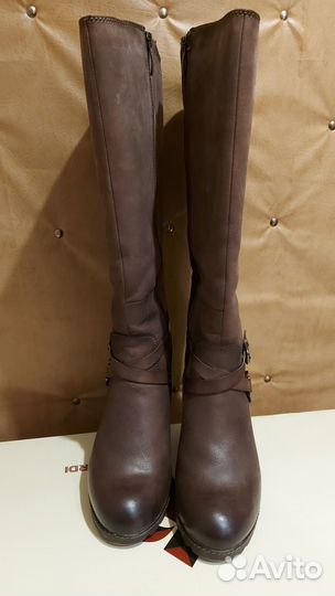 Сапоги женские зимние 38 коричневые