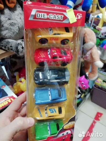 Молния макуин набор машинок