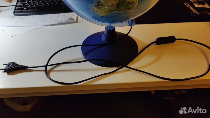 Глобус рельефный физико-политический