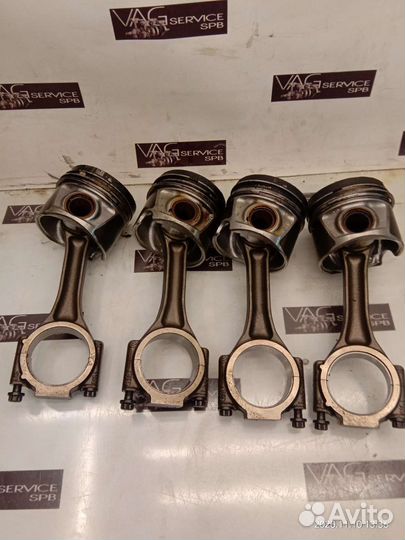 Поршни,шатуны VW VAG 2.0 TDI BKP BKD passat B6