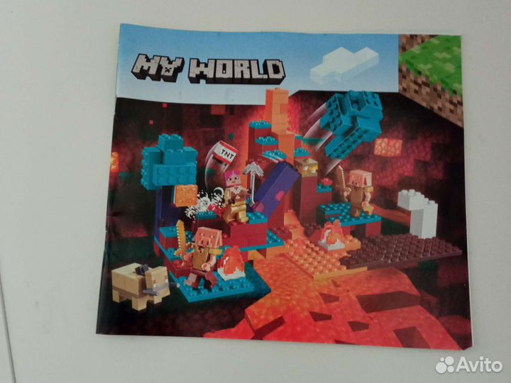 Лего Майнкрафт искаженный лес аналог