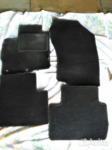 Комплект ковриков Mitsubishi Outlander, велюр
