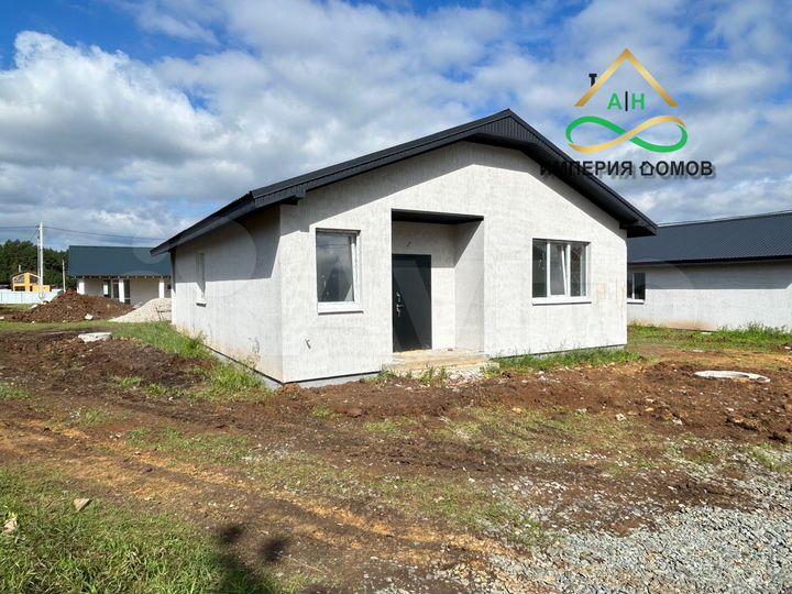 Коттедж 95 м² на участке 6,5 сот.