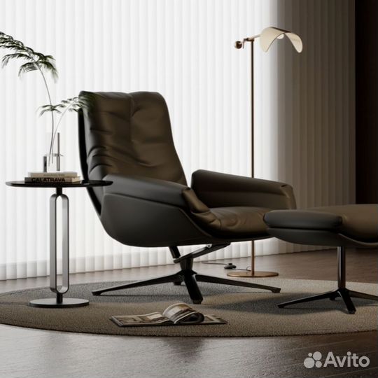 Кресло с оттоманкой Dunham