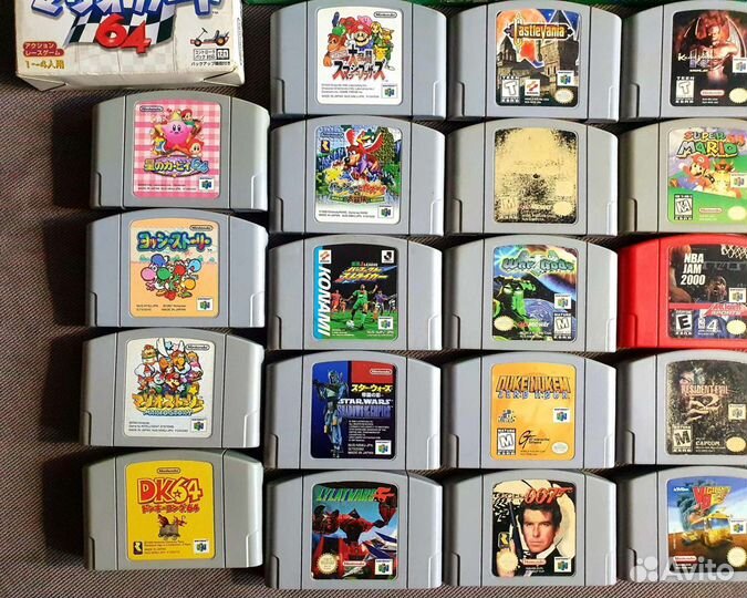 Картриджи nintendo 64