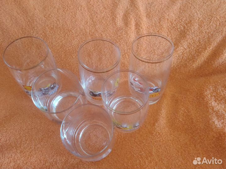 Стаканы чешское стекло раритет