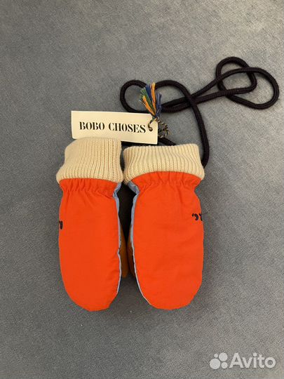 Варежки зимние детские на 1 год