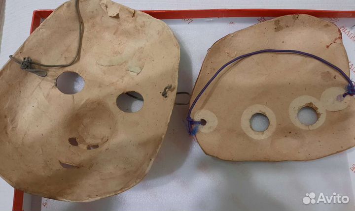 Новогодняя карнавальная маска СССР