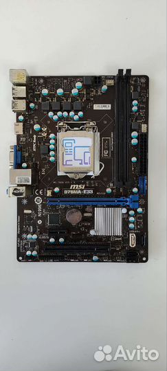 Материнская плата LGA1155 MSI B75MA-E33