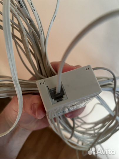 Интернетный кабель плюс сплиттер