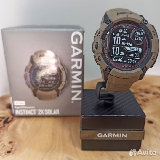 Часы Garmin Instinct 2X Solar Tactical Edition кор