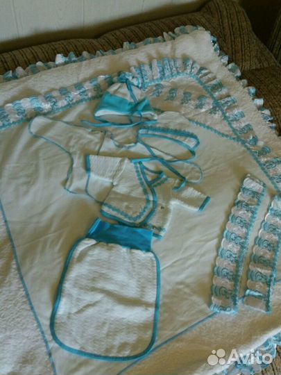 Зимний комплект на выписку мальчику