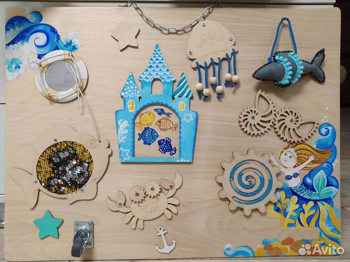 Бизиборд. Ручная работа