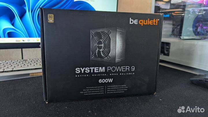 Блок питания be quiet system power 9 600w