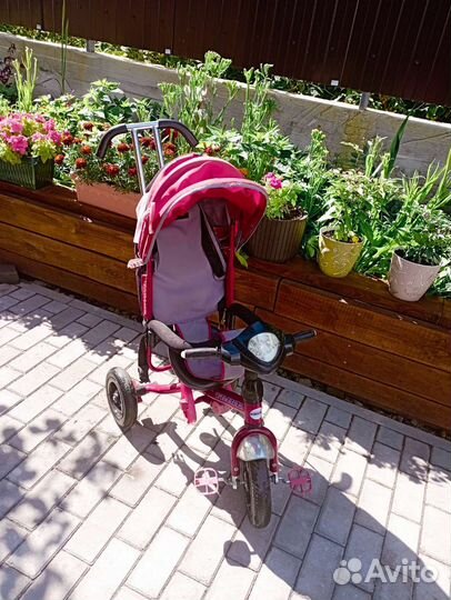 Детский велосипед с ручкой бу