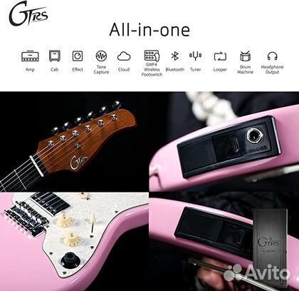 Электрогитара со встроенным процессором Mooer gtrs