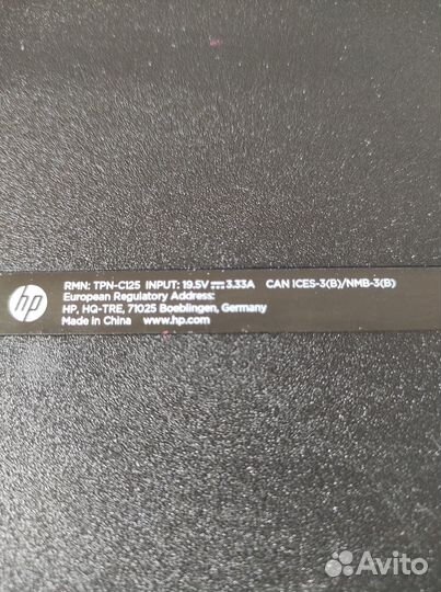 Ноутбук hp