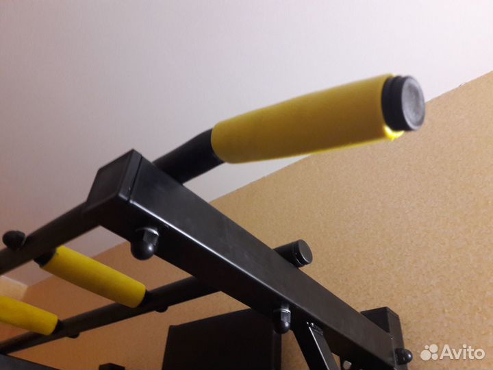 Турник брусья пресс 3в1 Профи чёрный перекидной