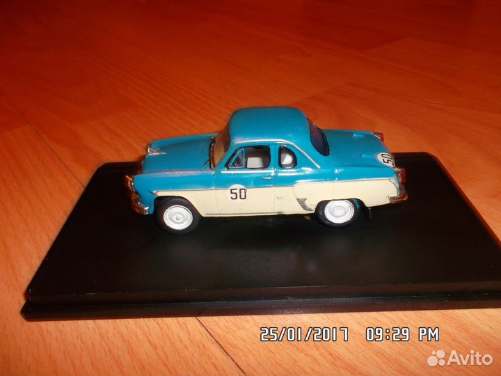 1/43 Москвич 407 купе гоночный от KotStarVideo