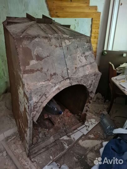 Металлический камин